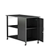 prep table trolley with storage cabinet